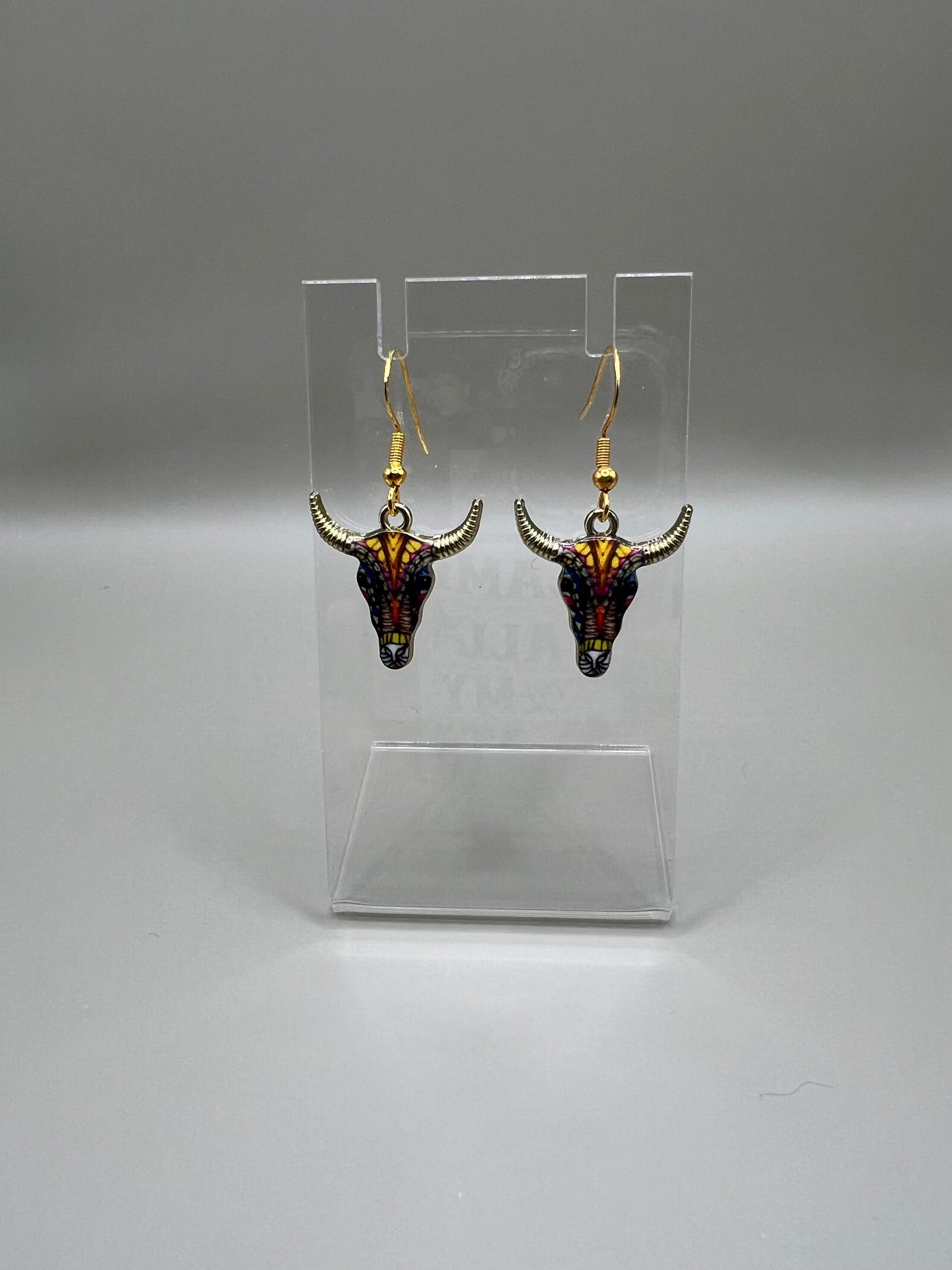 Cow Head Earrings