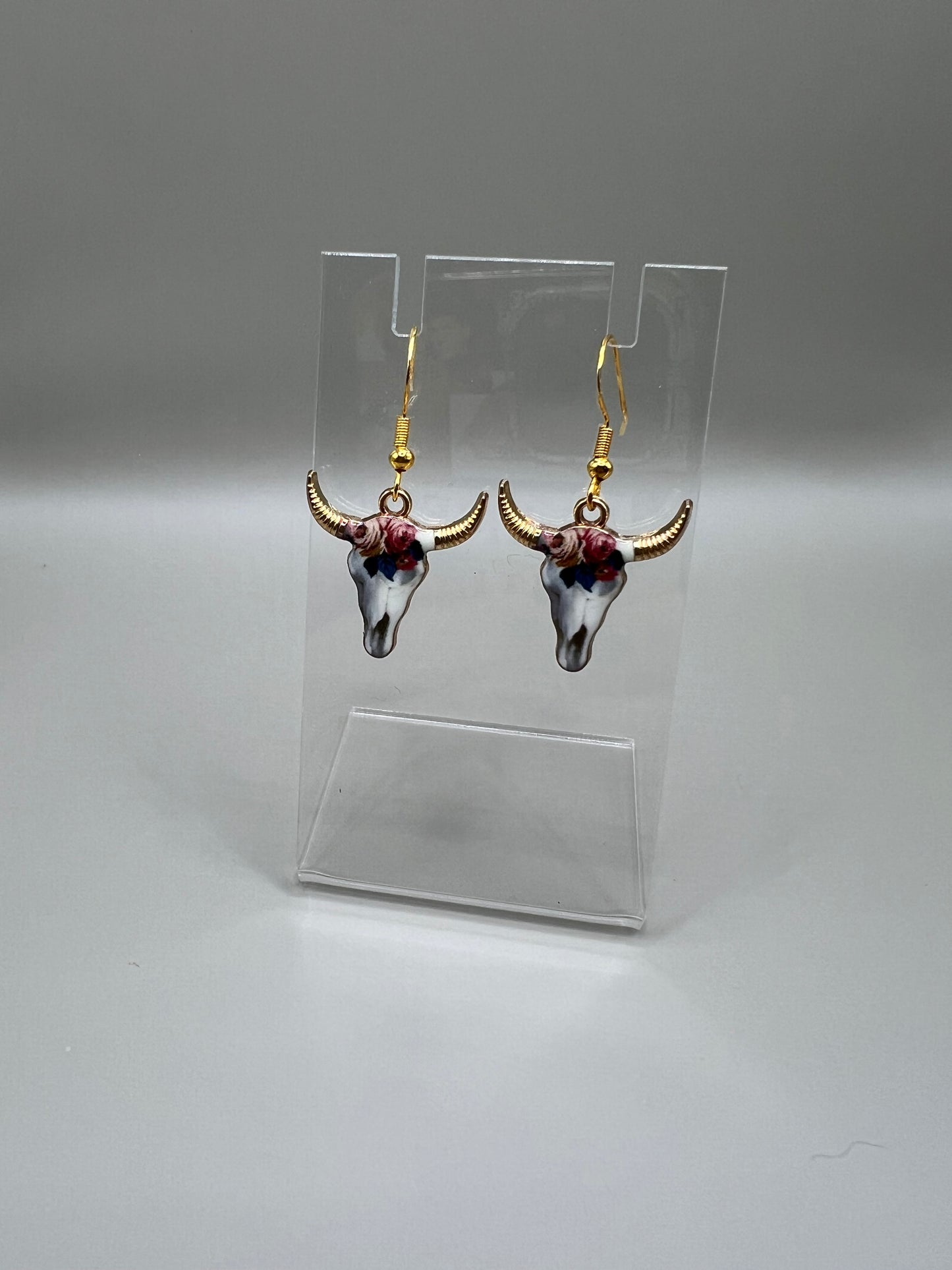 Cow Head Earrings