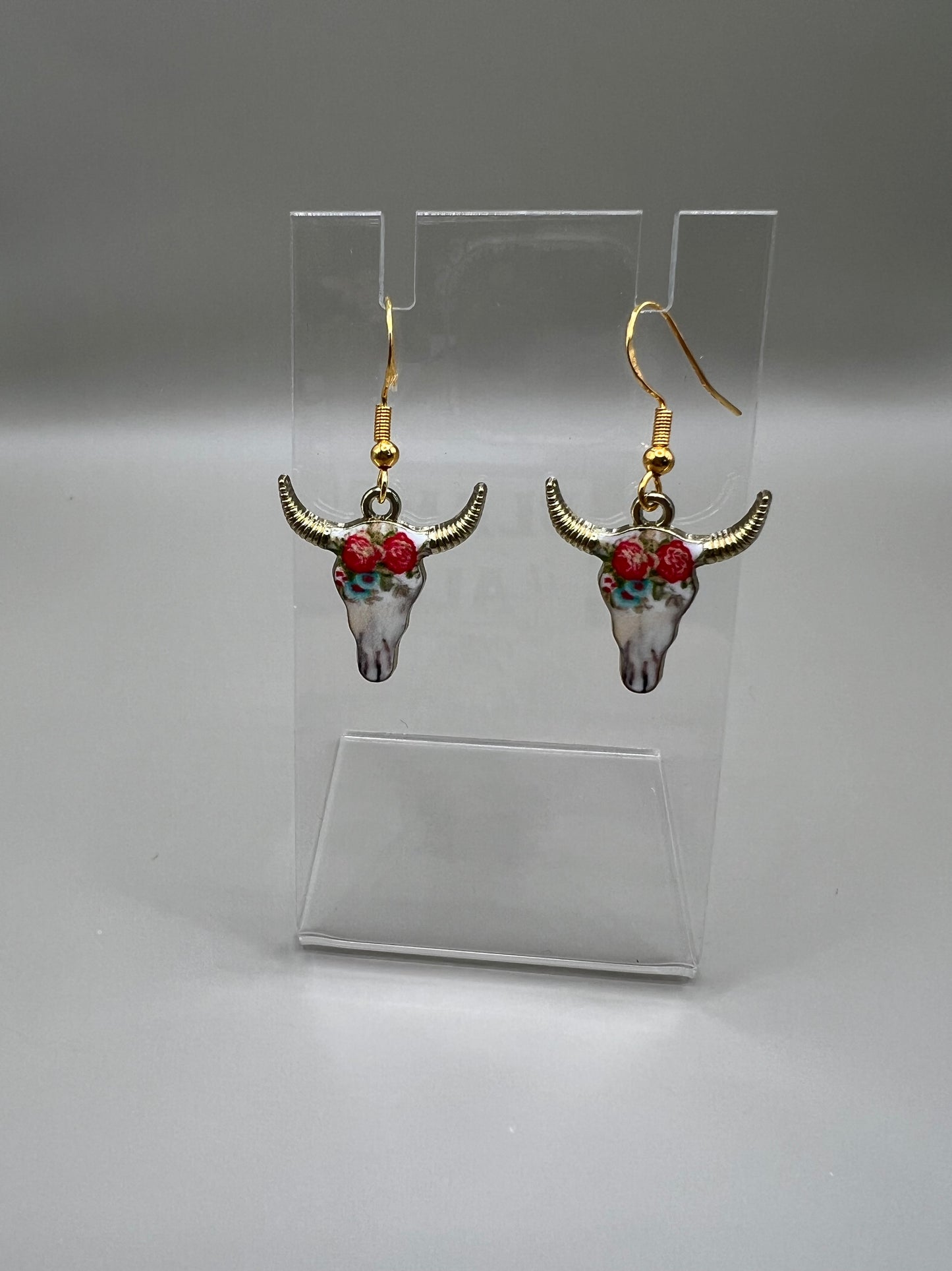 Cow Head Earrings