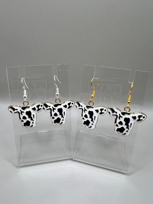 Big Cow Earrings