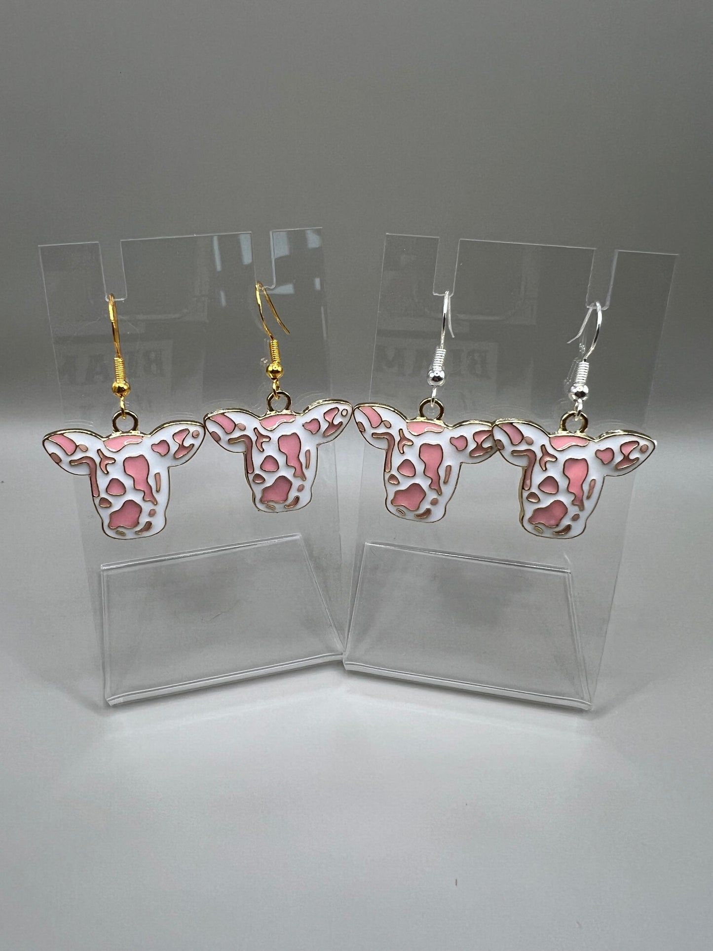 Big Cow Earrings