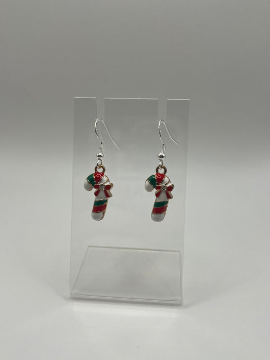 Candy Cane Earrings