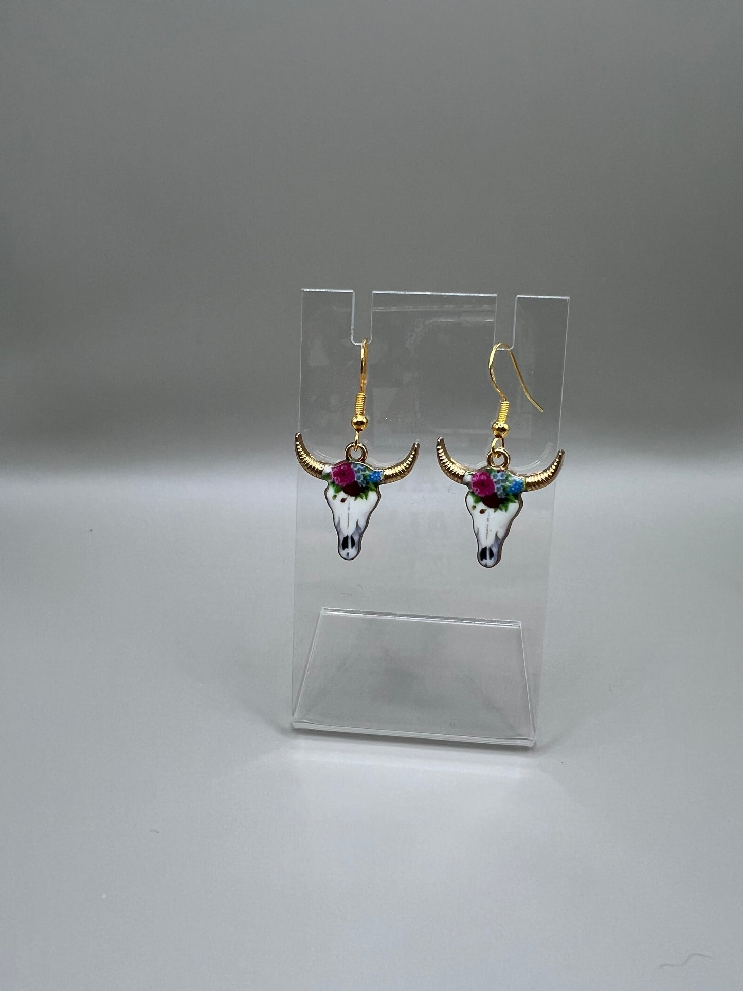 Cow Head Earrings