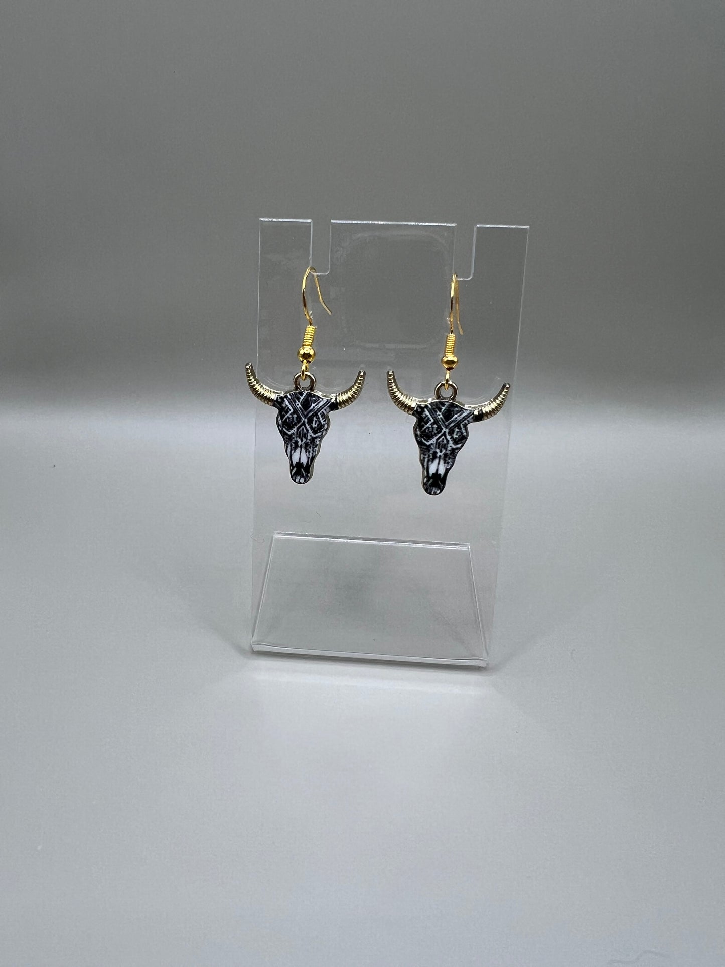 Cow Head Earrings