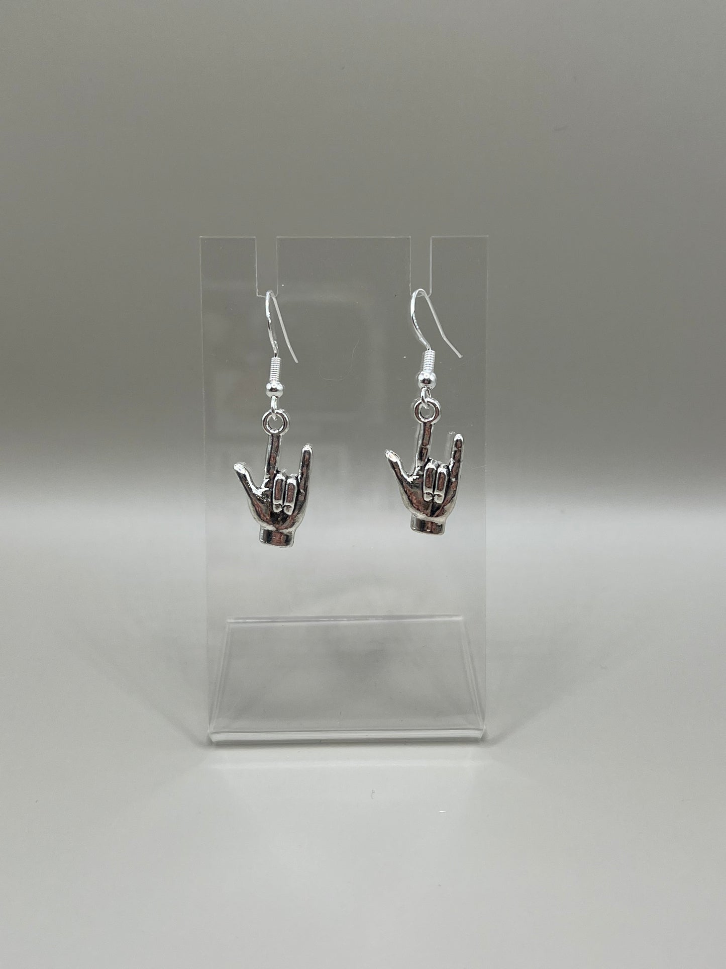 ASL Hand Earrings