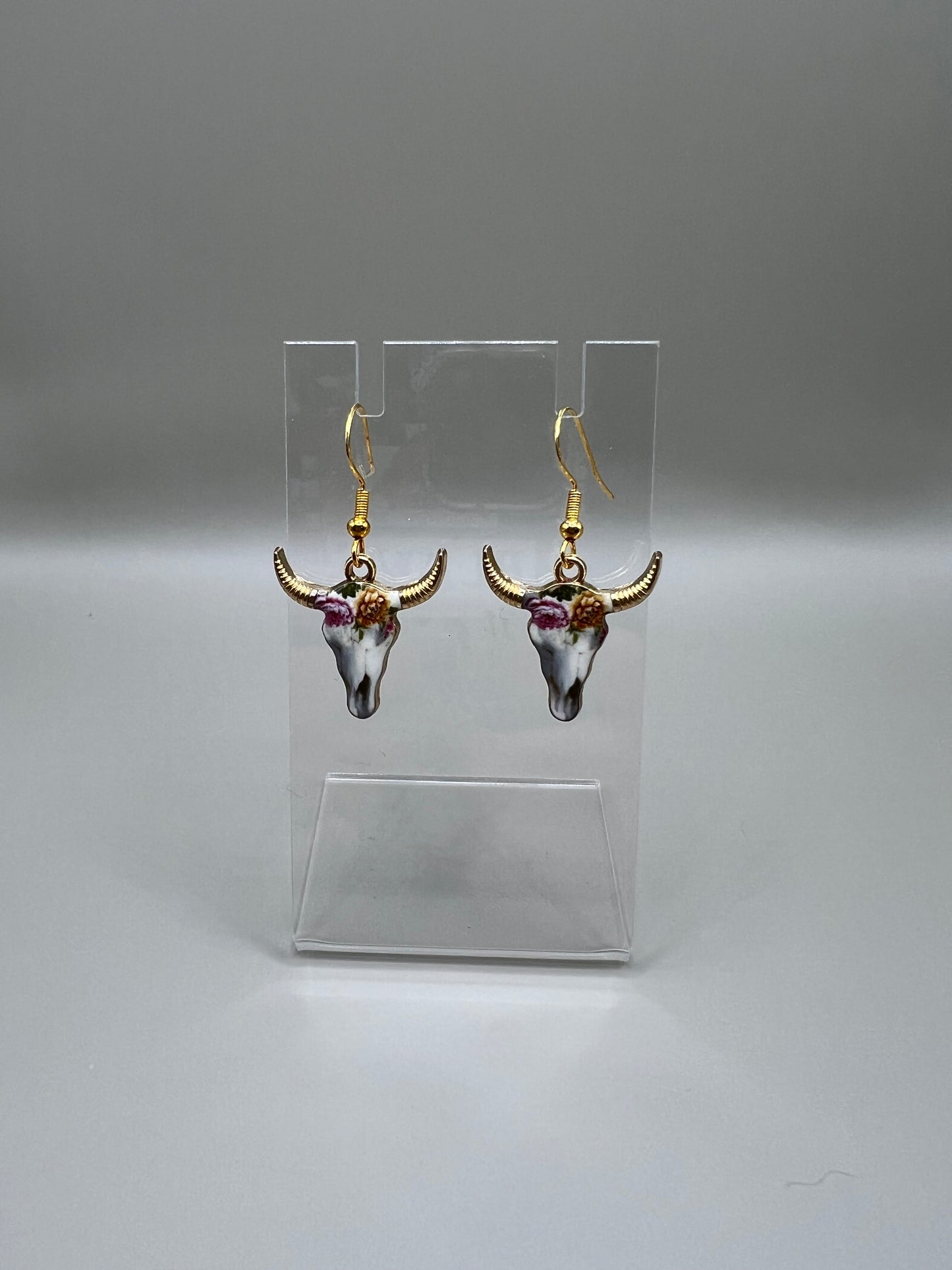 Cow Head Earrings