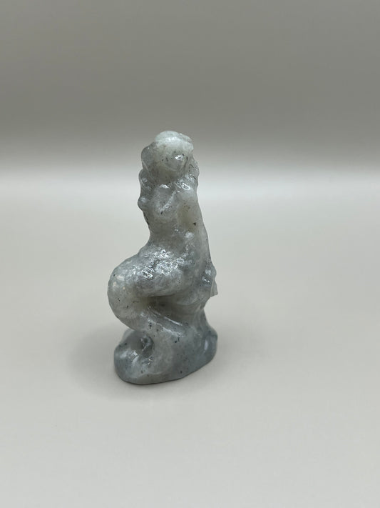 Mermaid Crystal Carving